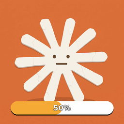 Slack avatar at 50% Claude usage