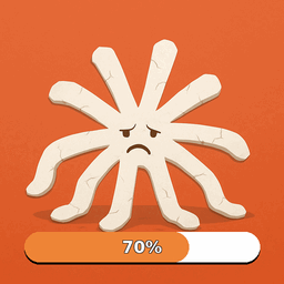Slack avatar at 70% Claude usage
