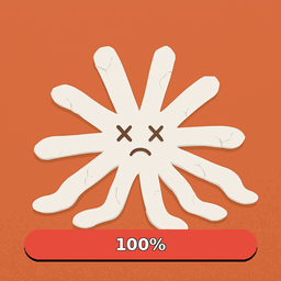Slack avatar at 100% Claude usage